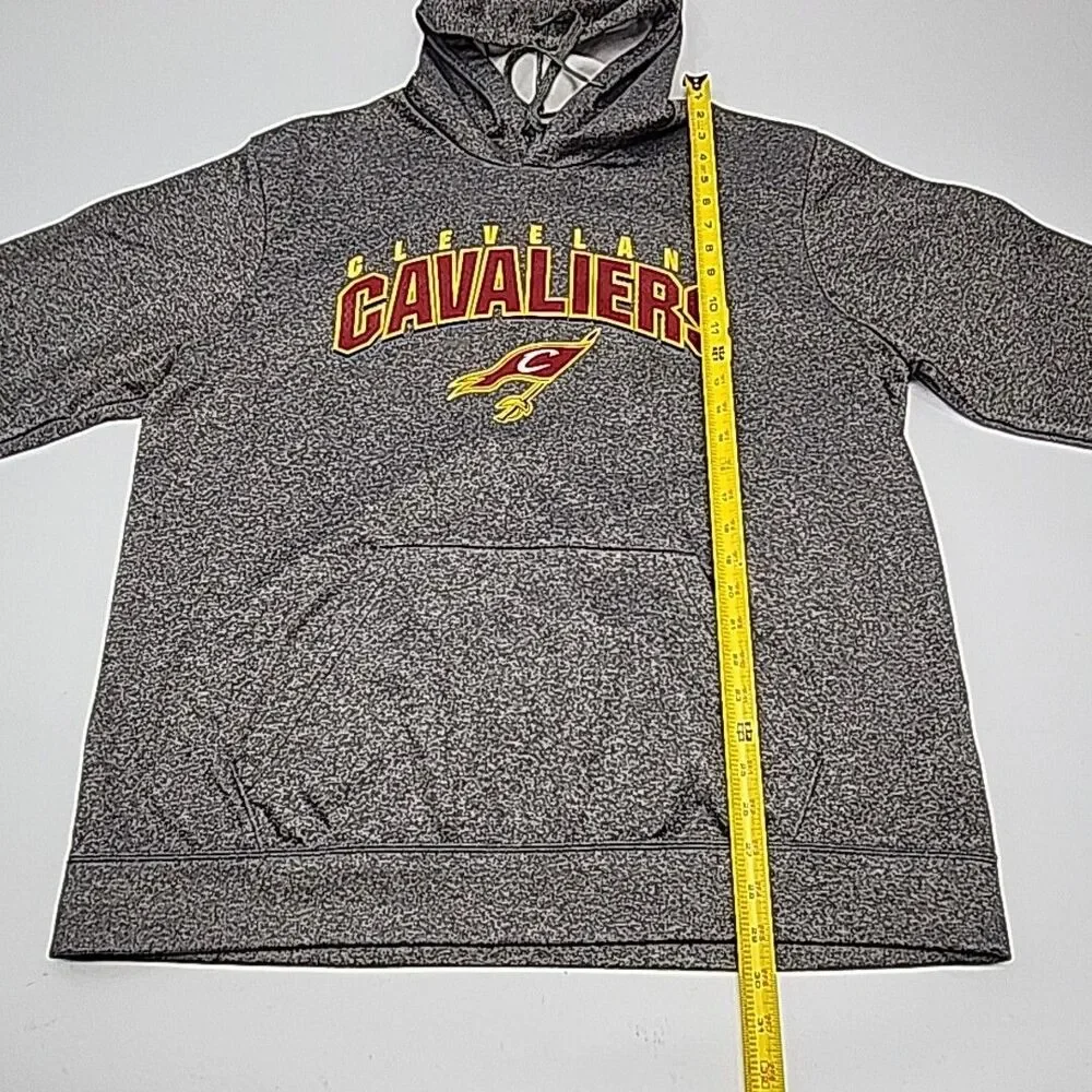 Cleveland Cavaliers Hoodie Sweatshirt TX3 Warm Gray Men XL NBA Basketball CAVS